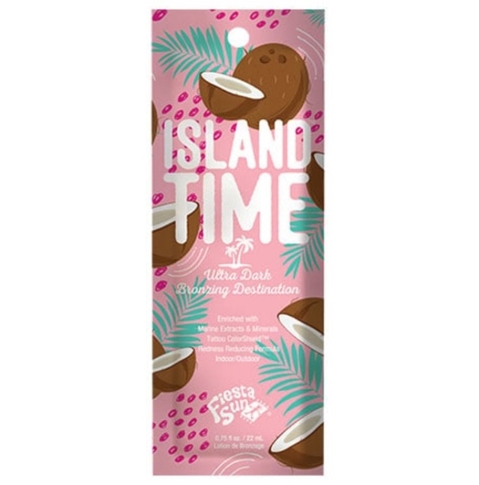 Island Time Dark Bronzer - Fiesta Sun Tanning Lotion - Packet