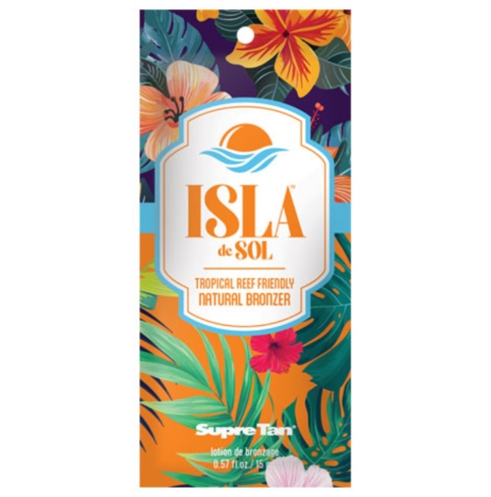 Isla De Sol Natural Bronzer - Supre Tanning Lotion - Packet