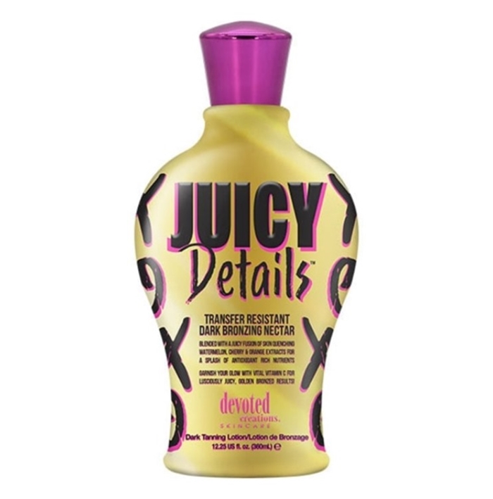 Juicy Details Bronzer - Devoted Creations Tanning Lotion - Bottle