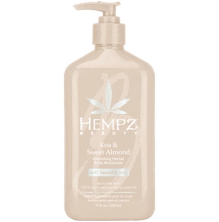 KOA and SWEET ALMOND MOISTURIZER - Hempz Skin Care - Bottle