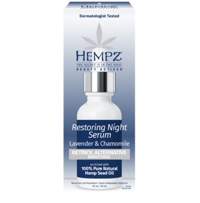 LAVENDER & CHAMOMILE NIGHTTIME Serum - Hempz Skin Care - Bottle
