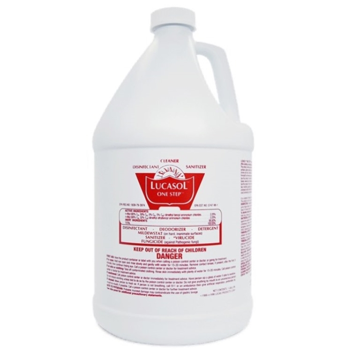 LUCASOL DISINFECTANT CONCENTRATE - GALLON - Bottle No Pump