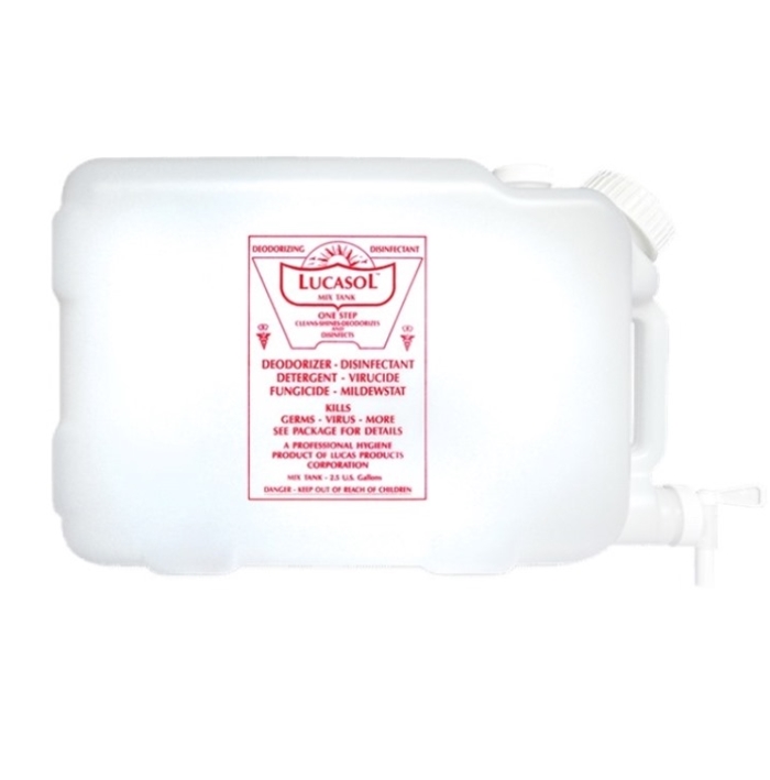 LUCASOL DISINFECTANT MIXING TANK - 2.5 Gallon