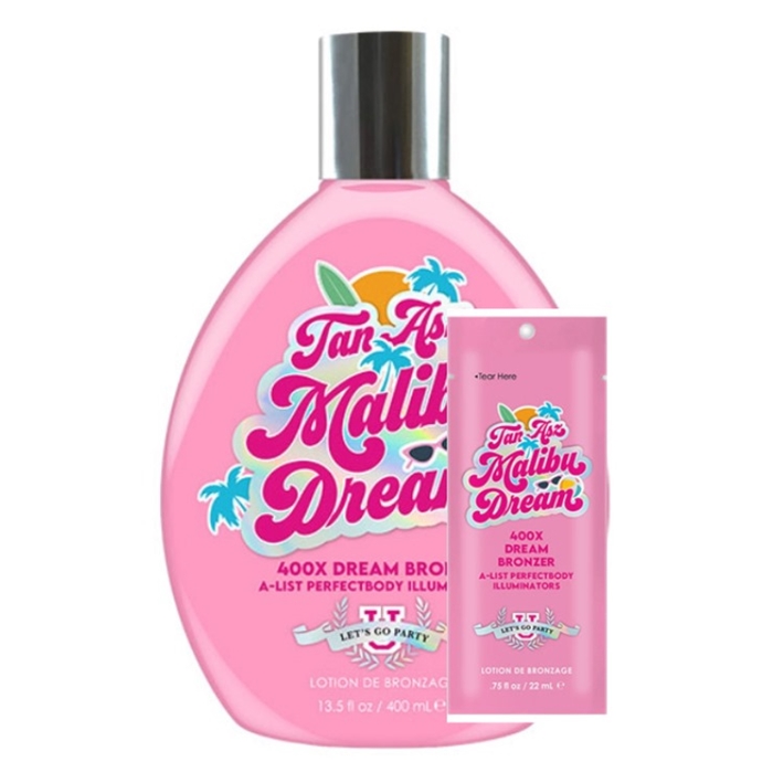 Malibu Dream Bronzer - Tan Inc Tanning Lotion - Buy 1 Bottle Get 2 Pkts FREE