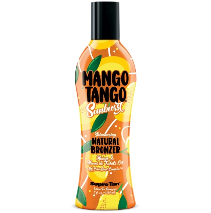 Mango Tango Shimmering Natural Bronzer - Supre Tanning Lotion - Bottle