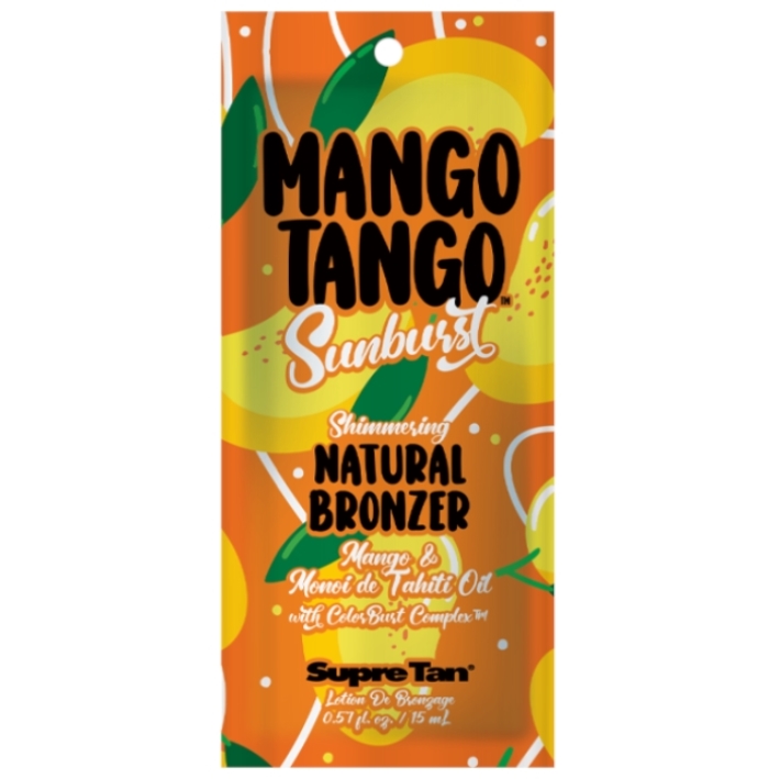 Mango Tango Shimmering Natural Bronzer - Supre Tanning Lotion - Packet