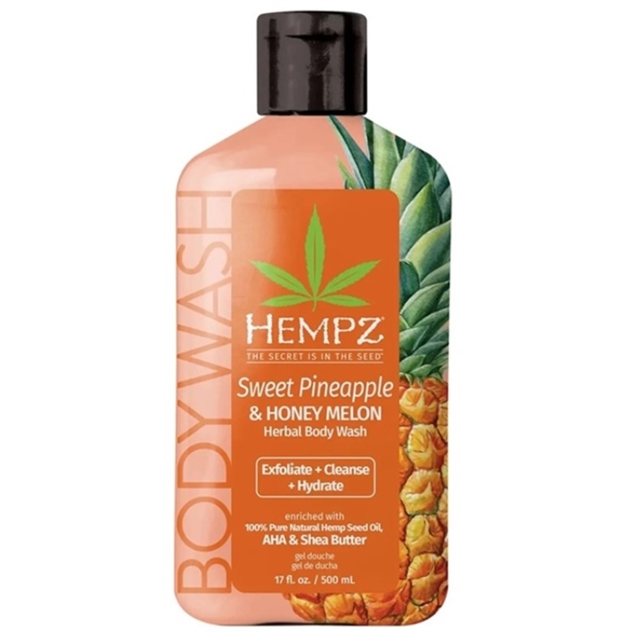 Sweet Pineapple & Melon Body Wash NEW - Btl - Hempz Skin and Body Care
