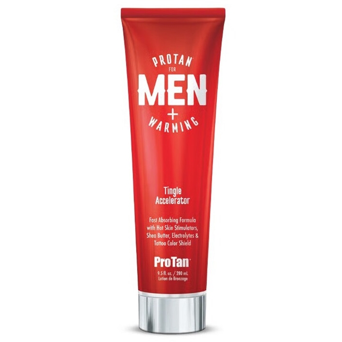 ProTan For Men Warming Tingle Bronzer Tanning Lotion - Bottle