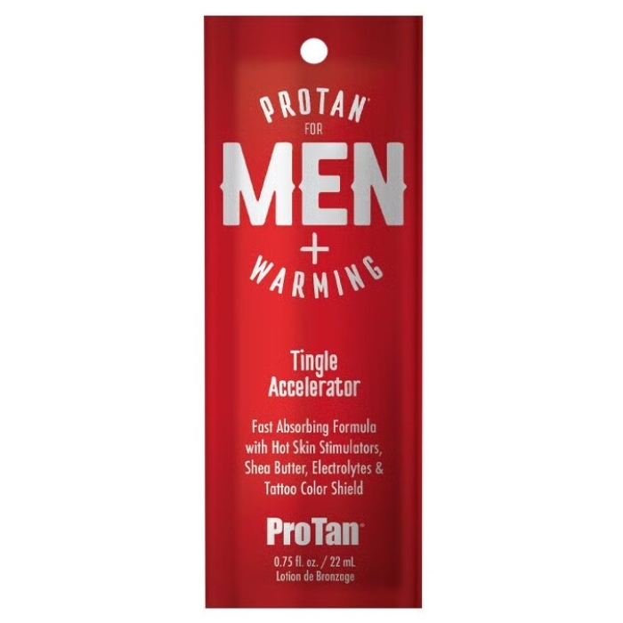 ProTan For Men Warming Tingle Bronzer Tanning Lotion - Packet