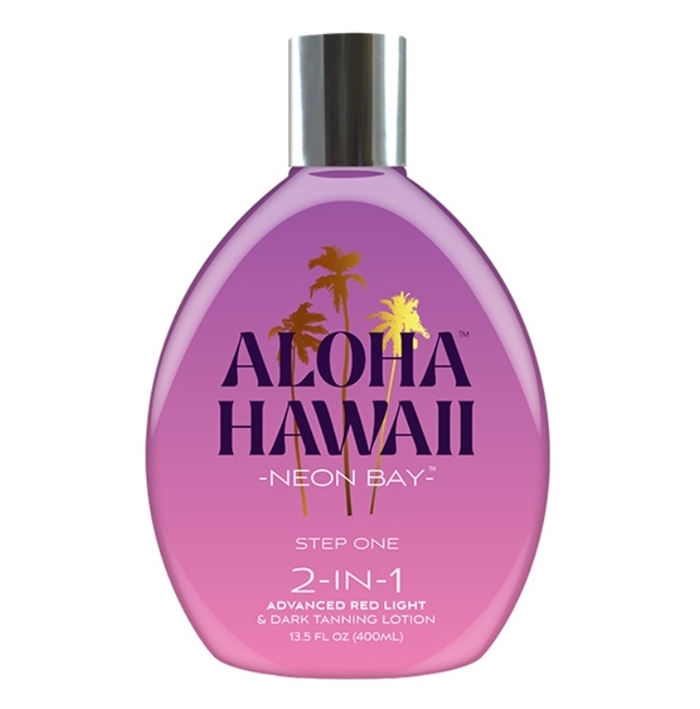 Aloha Hawaii Neon Bay Bronzer - Tan Inc Tanning Lotion - Bottle 13.5oz