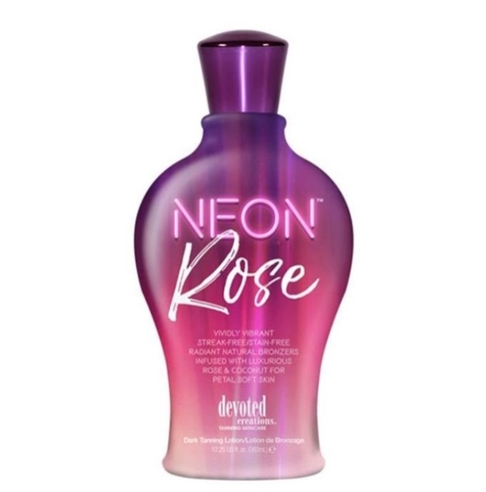Neon Rose Bronzer - Devoted Creations Tanning Lotion - Bottle
