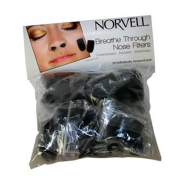 Nose Filters - Foam Bagged - 25ct - Support Product By Norvell