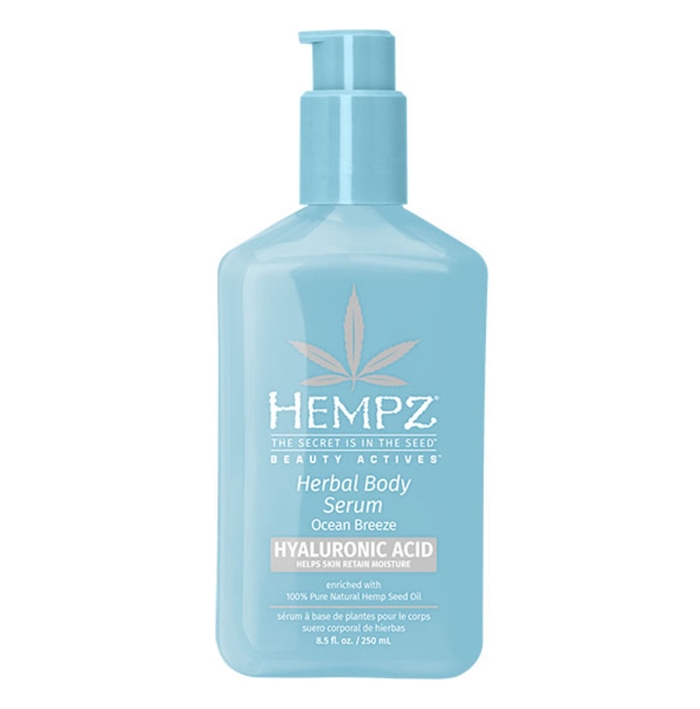 Ocean Breeze Body Serum w/ Hyaluronic Acid - Hempz Skin Care - Bottle