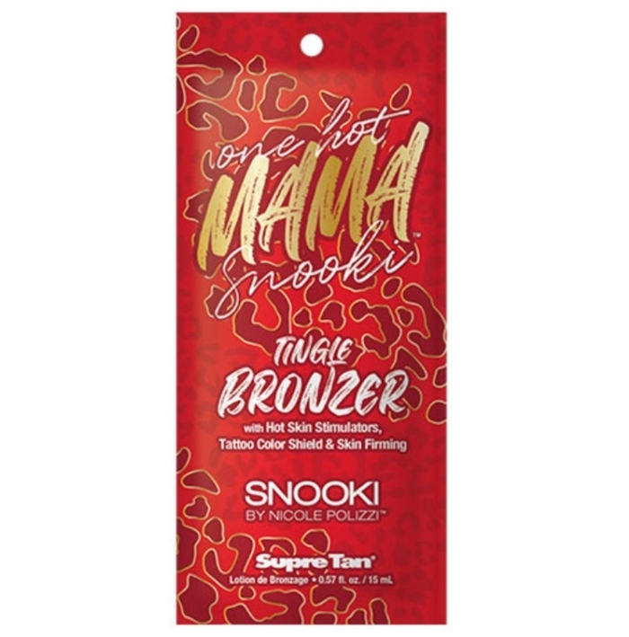 Snooki One Hot Mama Tingle Bronzer - Supre Tanning Lotion - Packet