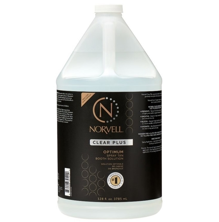 Clear Plus - Norvell Optimum - Booth Spray Tan Solution - Gallon - By Norvell
