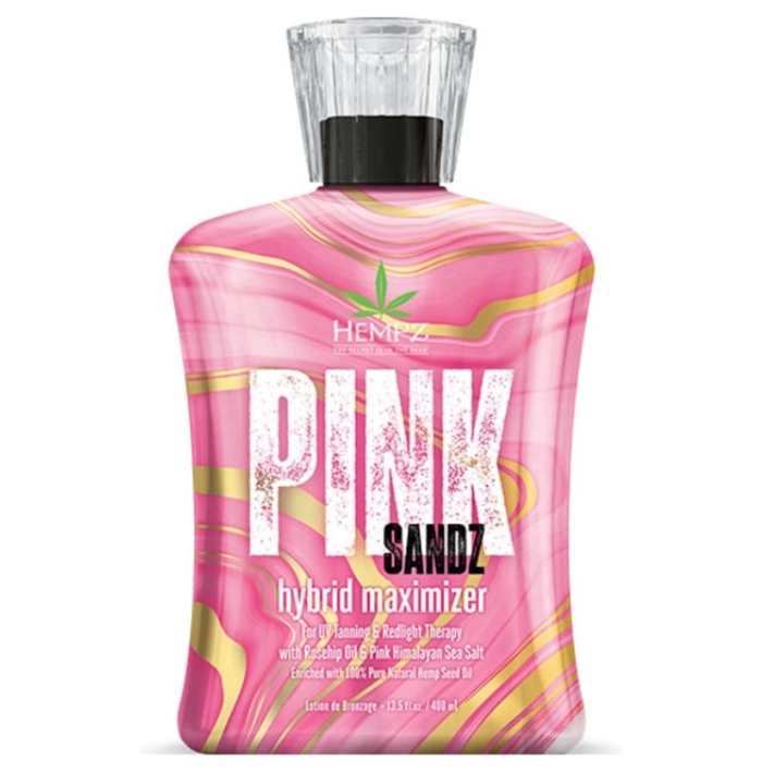 Pink Sandz Hybrid Maximizer - Hempz Tanning Lotion - Bottle