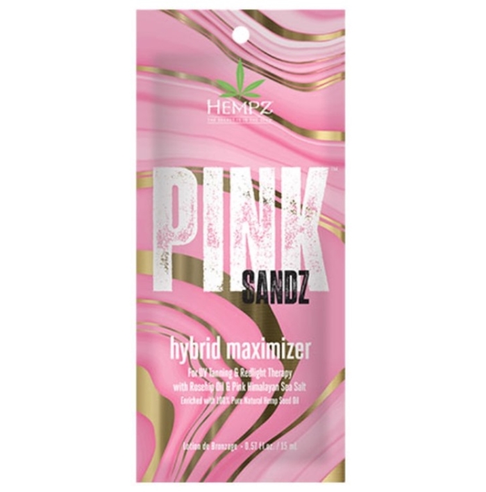 Pink Sandz Hybrid Maximizer - Hempz Tanning Lotion - Packet