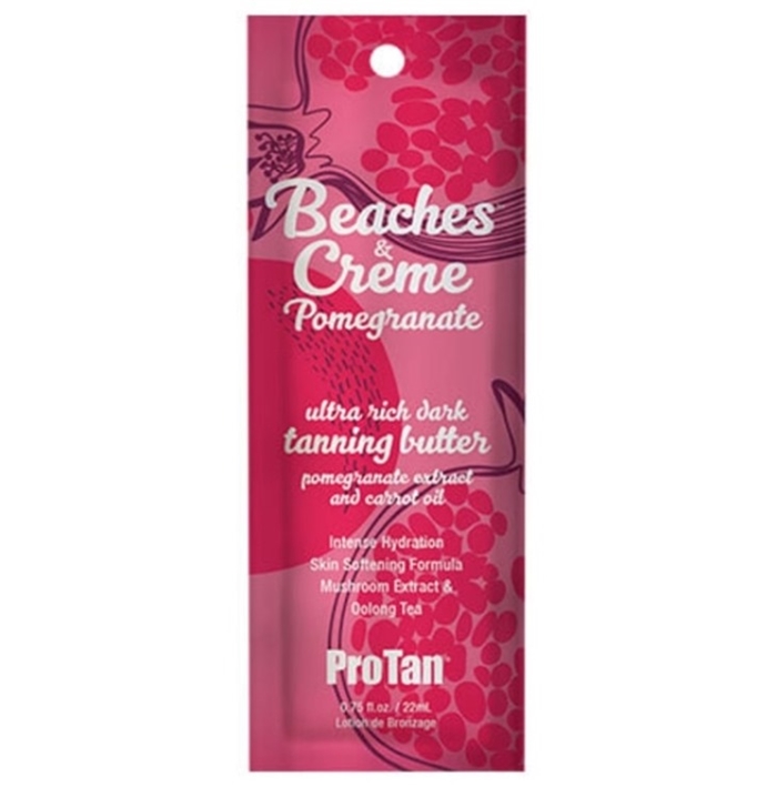 Beaches & Creme Pomegranate Intensifier - ProTan Tanning Lotion - Packet