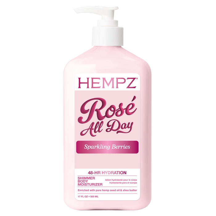Rose All Day Moisturizer - Hempz Skin Care - Bottle 17oz