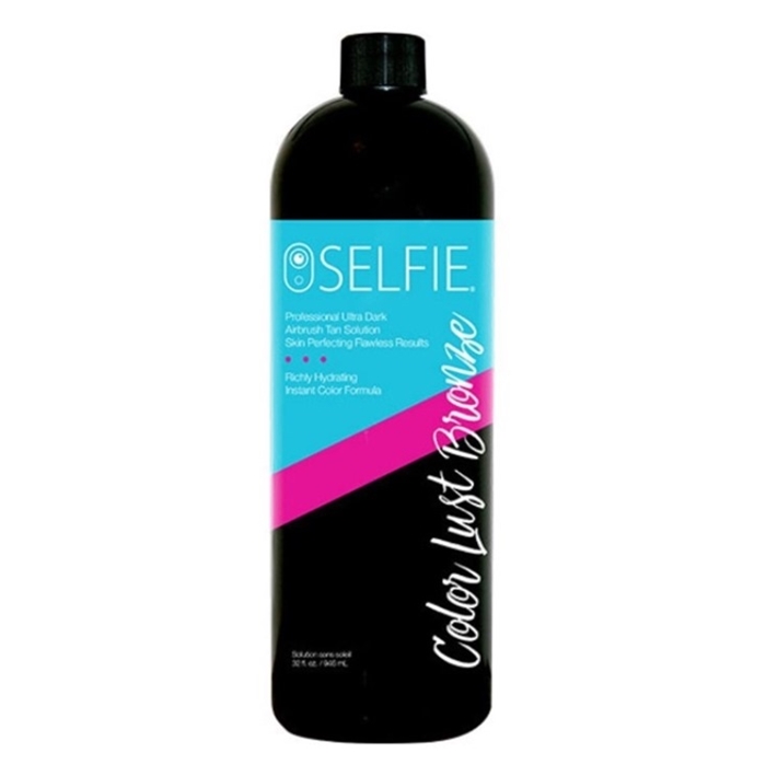 SELFIE COLOR LUST BRONZE SUNLESS SOLUTION - 32oz - Self Tanner By Selfie