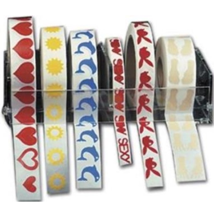 DISPLAY HOLDER ADHESIVE STICKERS LARGE - Display