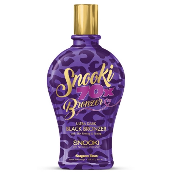 Snooki 70X Black Bronzer - Supre Tanning Lotion - Bottle