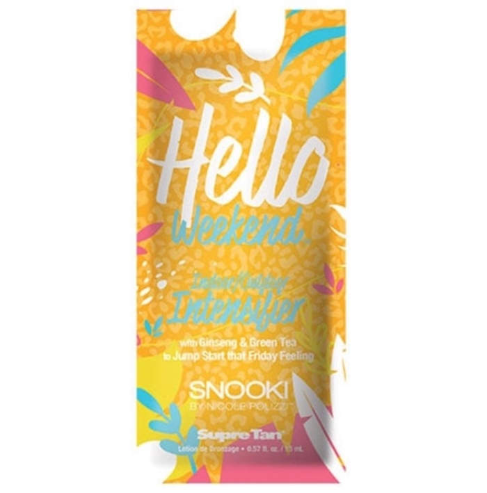 Snooki Hello Weekend Intensifier - Supre Tanning Lotion - Packet