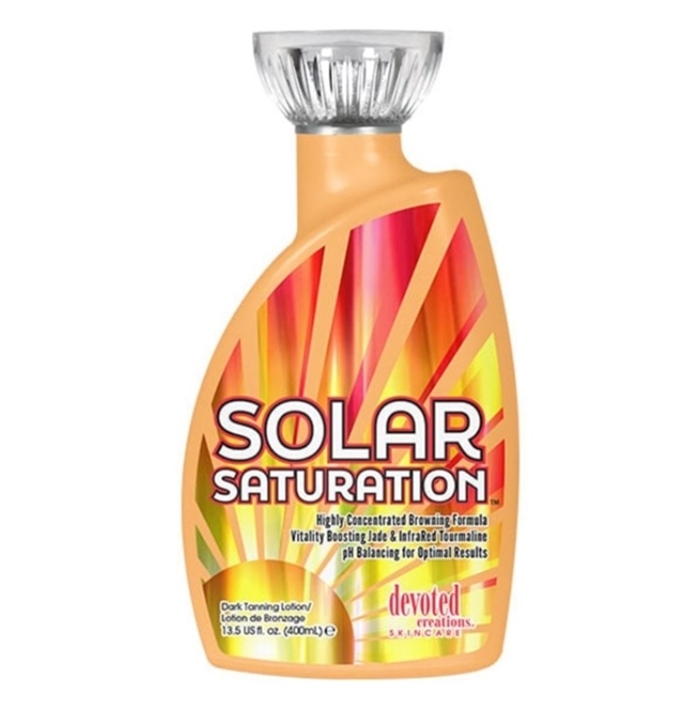 Solar Saturation Bronzer - Devoted Creations Tanning Lotion - Bottle
