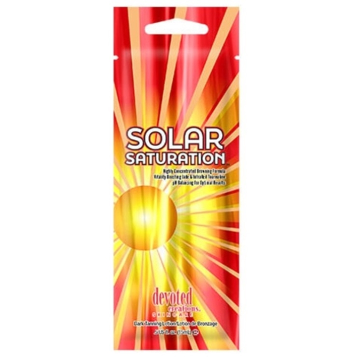 Solar Saturation Bronzer - Devoted Creations Tanning Lotion - Packet