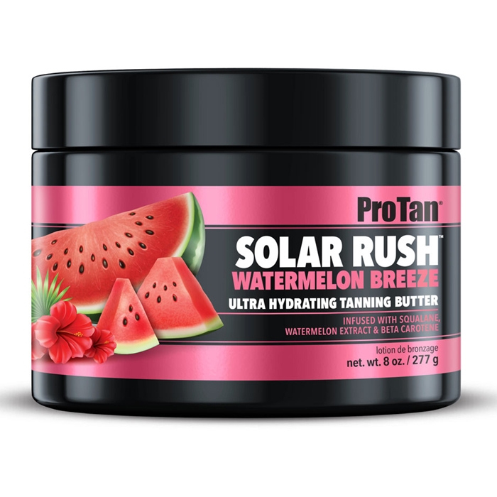Solar Rush Watermelon Breeze Tanning Butter - ProTan Tanning Lotion - 8oz Jar Solar Rush Watermelon Breeze Tanning Butter - ProTan Tanning Lotion - 8oz Jar