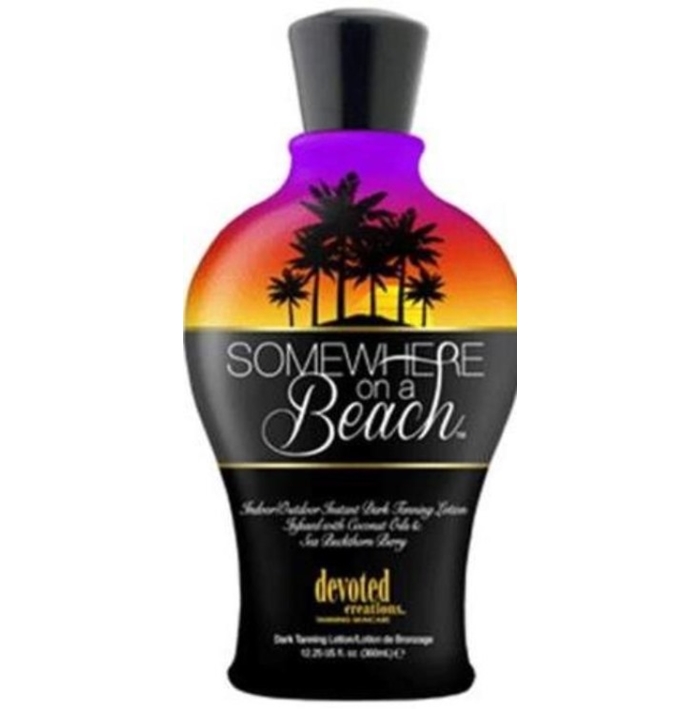 Somewhere on a Beach - Devoted Creations Tanning Lotion - Bottle