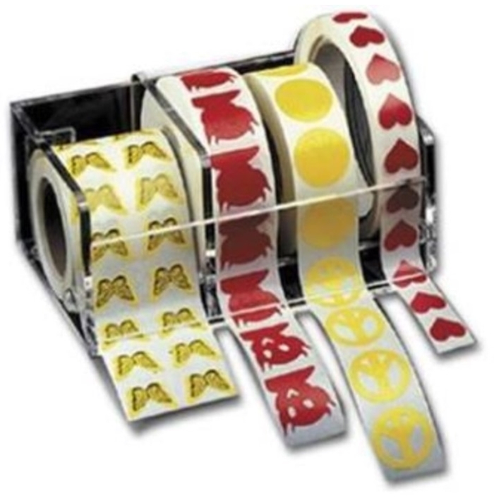 DISPLAY HOLDER ADHESIVE STICKERS SMALL - Display