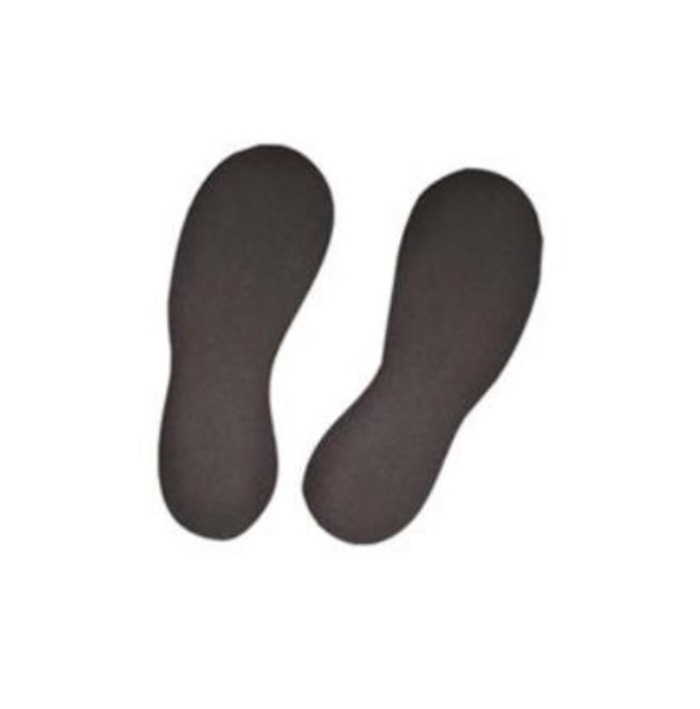 FOOT PROTECTORS STICKY FEET BLACK - 6 Count - MS