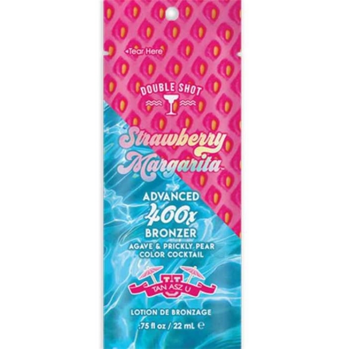Doubleshot Strawberry Margarita Bronzer - Tan Inc Tanning Lotion - Packet