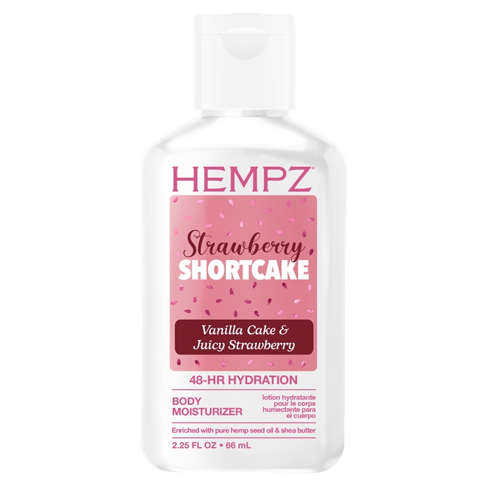 Strawberry Shortcake Moisturizer - Hempz Skin Care - Mini 2.25oz