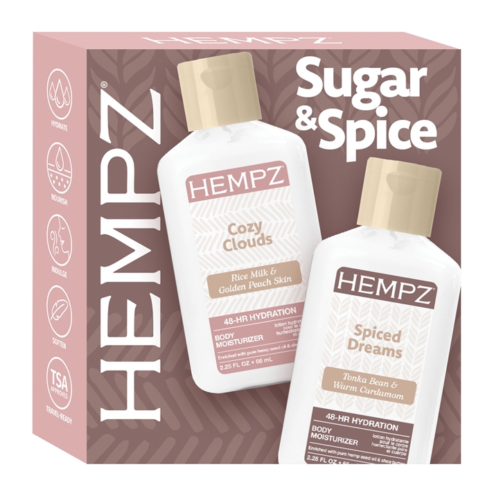 Sugar & Spice 2pc Kit - Hempz Skin Care - PrePack