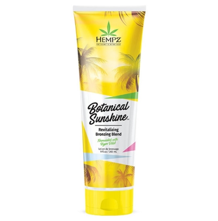Botanical Sunshine Revitalizing Bronzer - Hempz Tanning Lotion - Bottle