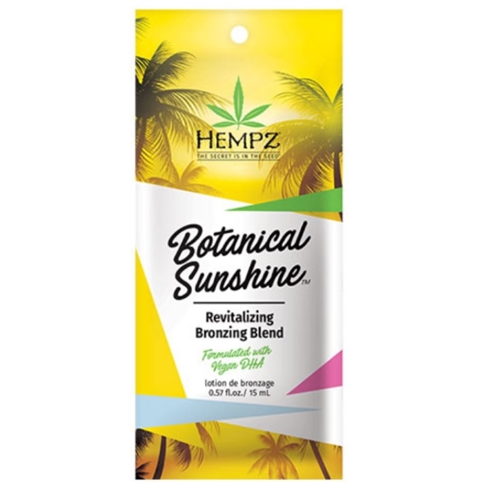 Botanical Sunshine Revitalizing Bronzer - Hempz Tanning Lotion - Packet