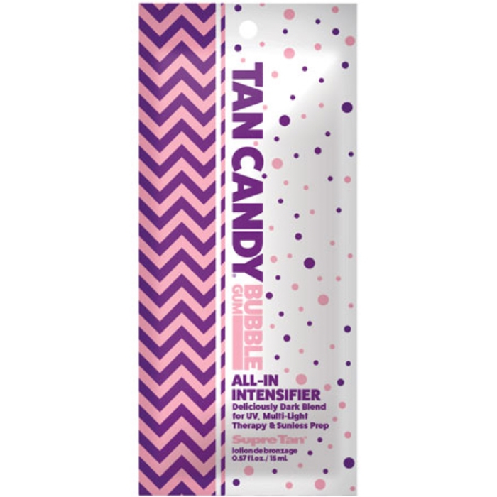 Tan Candy Bubble Gum Intensifier - Supre Tanning Lotion - Packet Tan Candy Bubble Gum Intensifier - Supre Tanning Lotion - Packet