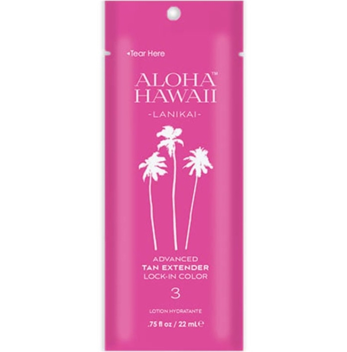 ALOHA HAWAII LANIKAI LOCK IN COLOR Tanning Lotion By Tan Inc - Packet