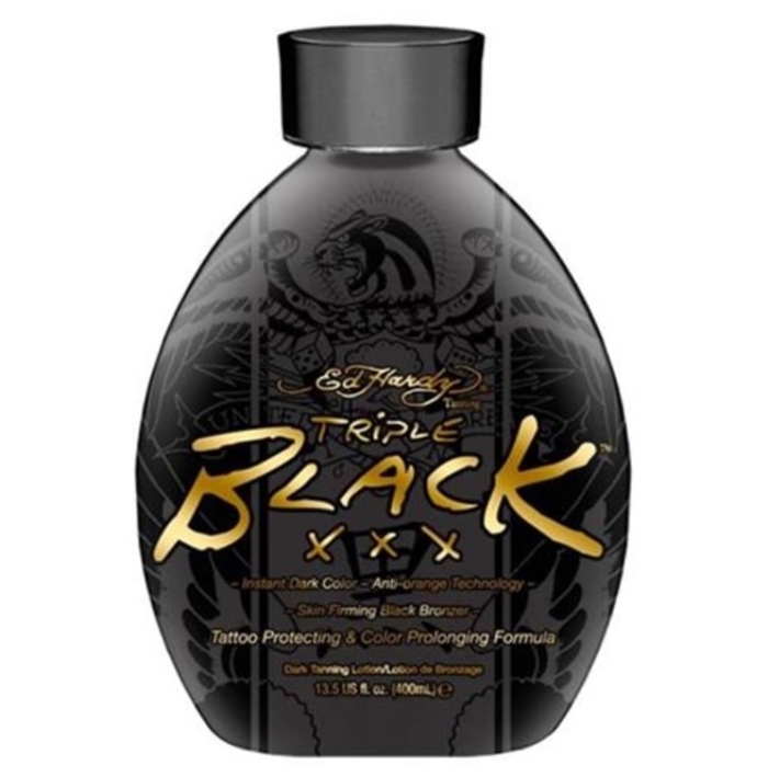Triple Black Bronzer - Ed Hardy Tanning Lotion - Bottle