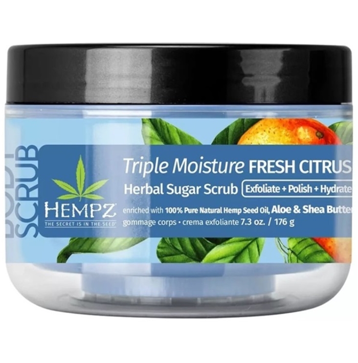 Triple Moisture Body Scrub NEW - Jar - Hempz Skin and Body Care