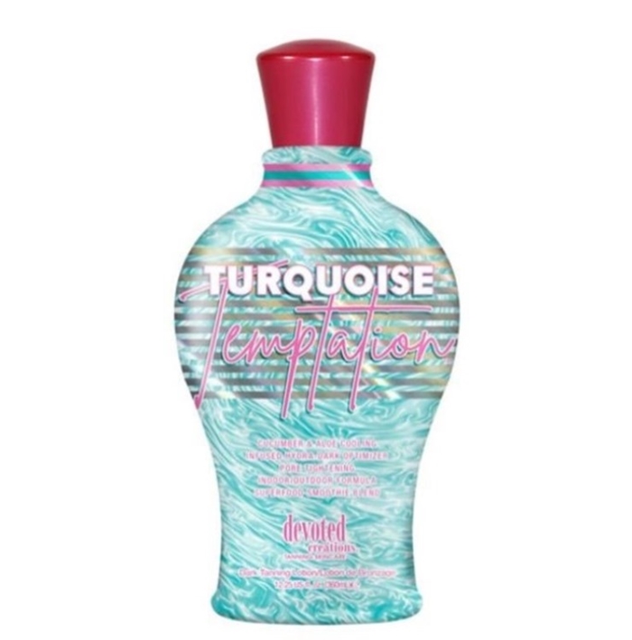 Turquoise Temptation Optimizer - Devoted Creations Tanning Lotion - Bottle