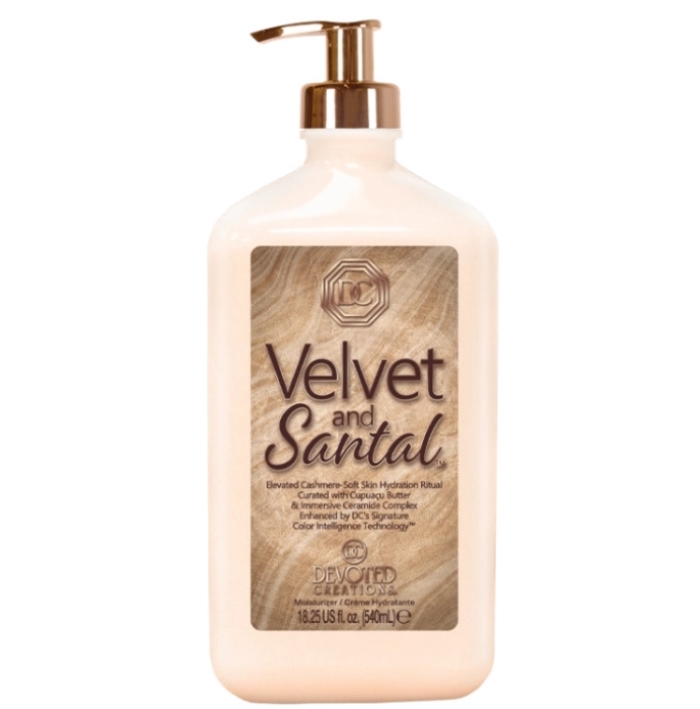 Velvet and Santal Body Moisturizer - Devoted Creations Skin Care - Bottle Velvet and Santal Body Moisturizer - Devoted Creations Skin Care - Bottle