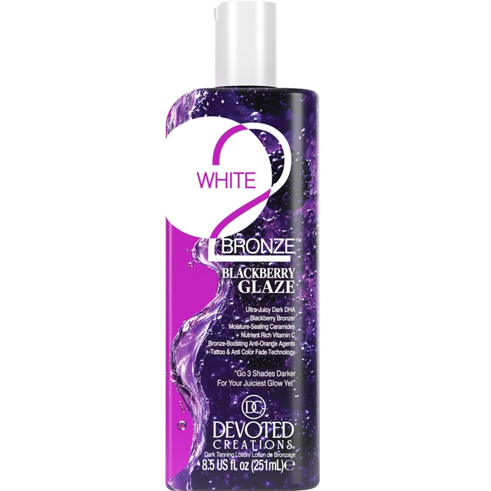 Devoted Creations White 2 Bronze Blackberry Glaze Bronzer - Bottle