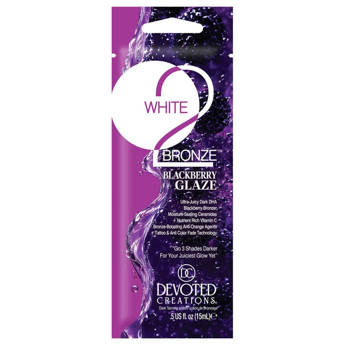Devoted Creations White 2 Bronze Blackberry Glaze Bronzer - Packet