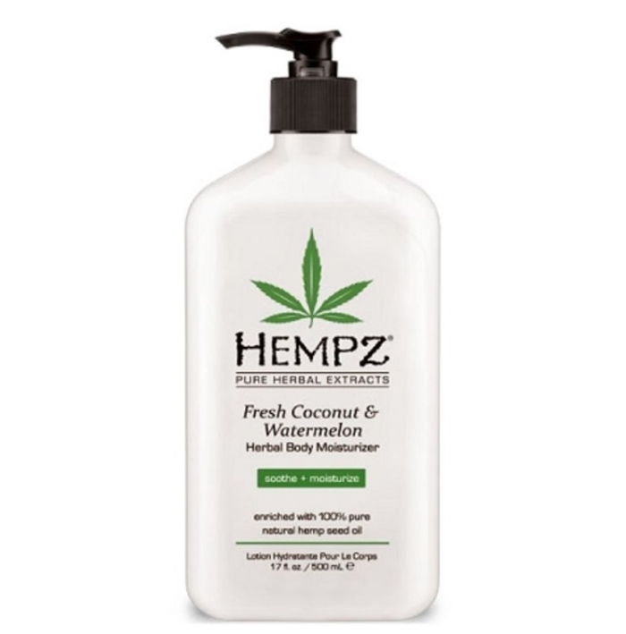 COCONUT & WATERMELON MOISTURIZER - Hempz Skin Care - Bottle