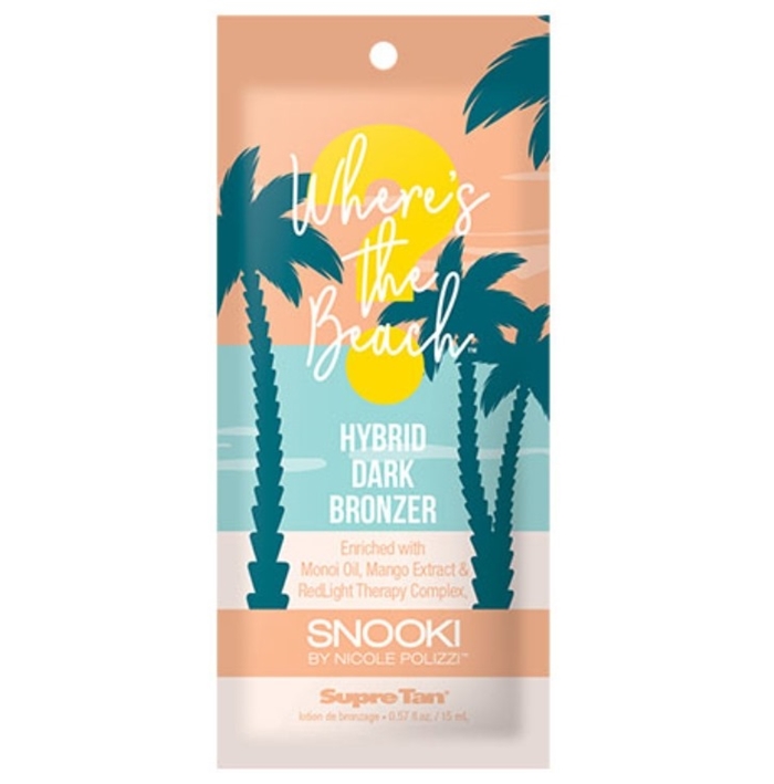 Snooki Where's The Beach Hybrid Bronzer - Supre Tanning Lotion - Packet