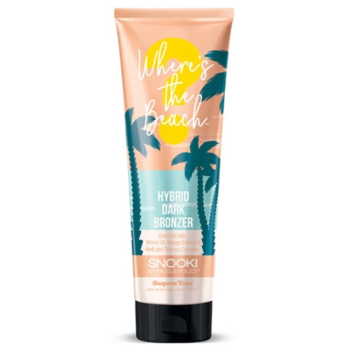 Snooki Where's The Beach Hybrid Bronzer - Supre Tanning Lotion - Bottle