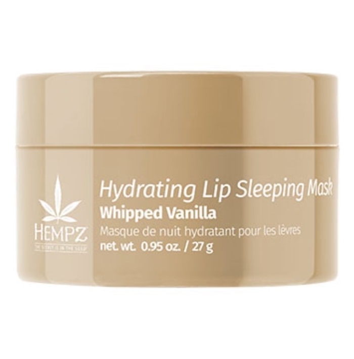 Whipped Vanilla Hydrating Lip Sleeping Mask Hempz Skin and Body Care - Jar